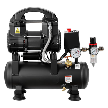 6L Oil-Free Air Compressor, 0.75kW, 8 Bar Portable