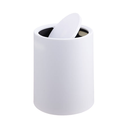 6L Plastic Bathroom Bin with Swing Lid