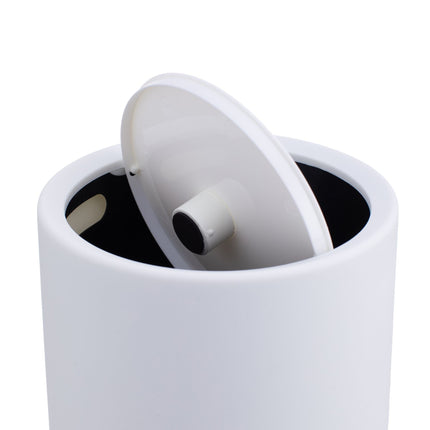 6L Plastic Bathroom Bin with Swing Lid