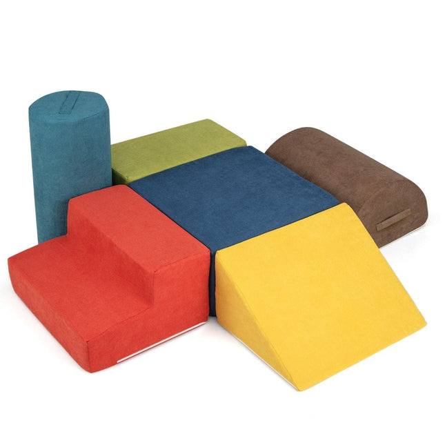 6 PCS. Soft building blocks for climbing and crawling Foam building blocks Giant building blocks Colorful