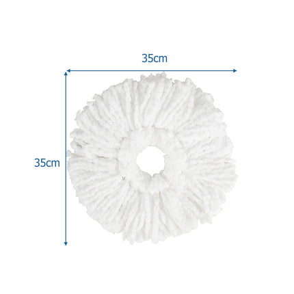 6-Pack Reusable Mop Pads for Wet & Dry Cleaning