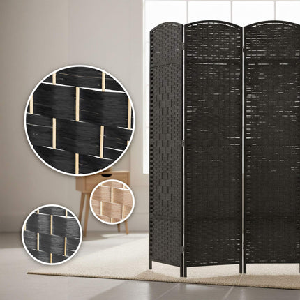 6-Panel Room Divider Folding Screen
