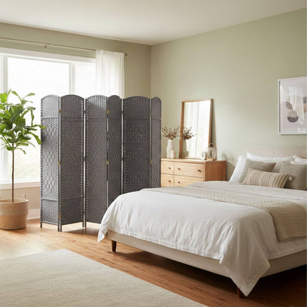 6-Panel Room Divider Folding Screen