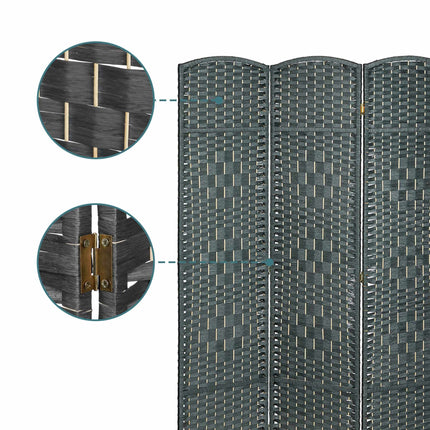 6-Panel Room Divider Folding Screen