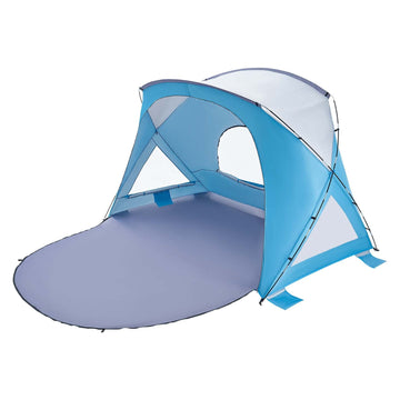 6-Person Beach Tent, UPF 50 Sun Shelter With Carry Bag