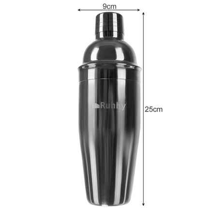 6-Piece Stainless Steel Bartender Set with 700ml Shaker