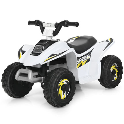6V Battery Operated Quad Mini Quad for Toddlers 73 x 40 x 44.5 cm White