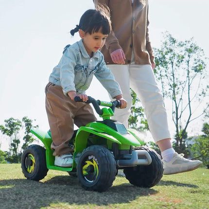 6V Kids Electric Quad Bike, Green – Ages 1.5-3, Up to 20kg