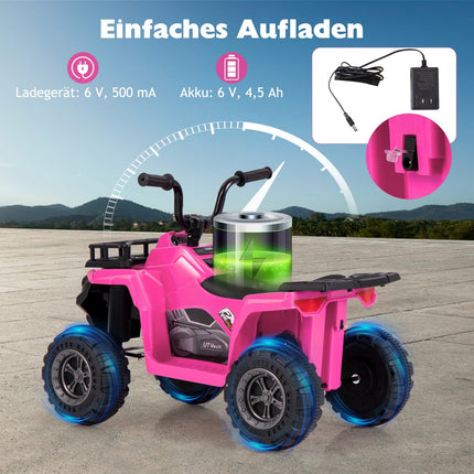 6V Kids Electric Quad with Forward & Reverse Function