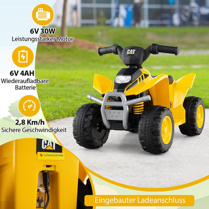 6V Kids Electric Quad with LED Headlights, 18–36 Months