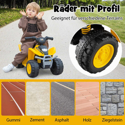 6V Kids Electric Quad with LED Headlights, 18–36 Months
