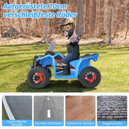 6V children's quad electric with forward/reverse switch children's quad mini electric quad blue
