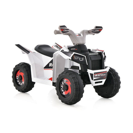 6V children's quad electric with forward/reverse switch children's quad mini electric quad white