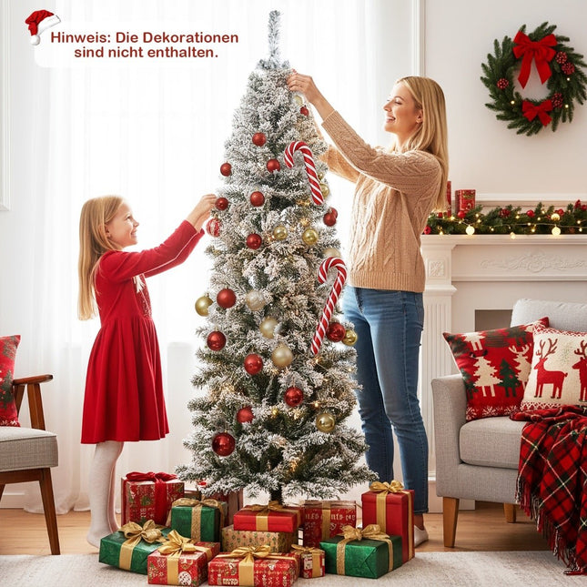 6ft Artificial Christmas Tree with 260 LED Lights