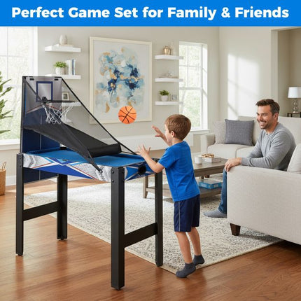 6-in-1 Multi Game Table: Air Hockey, Billiards, More
