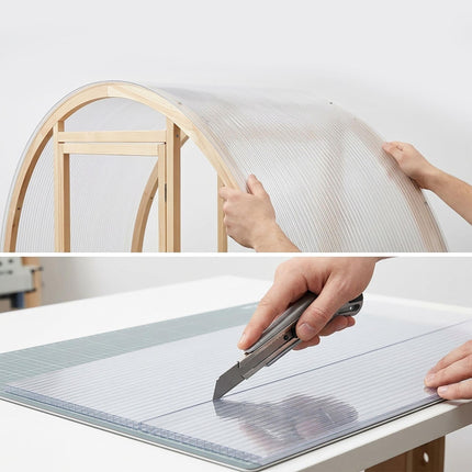 6mm Clear Polycarbonate Double-Wall Sheets, Set of 14