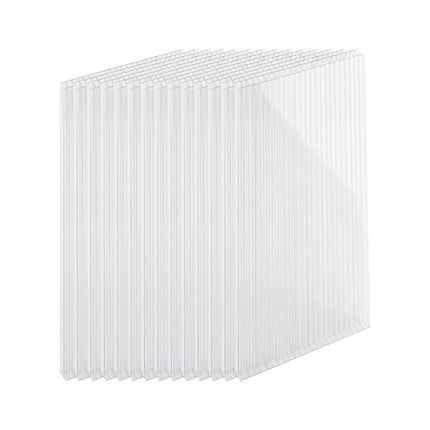 6mm Clear Polycarbonate Double-Wall Sheets, Set of 14