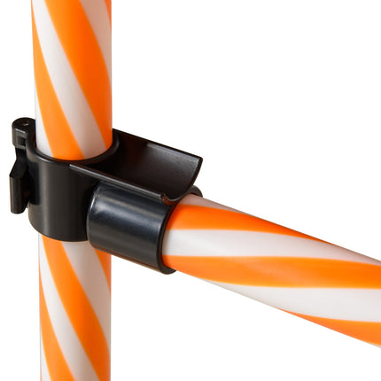 Agility Training Set for Dogs, Orange - Poles, Whistle & Bag