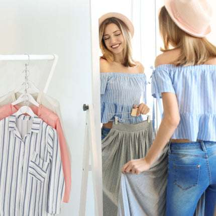 6x Set Vertical Clothes Hangers