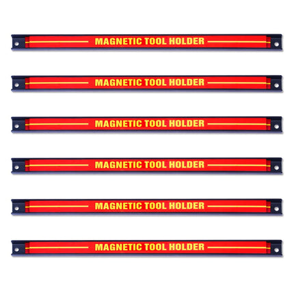 6 x magnetic tool holder wall magnetic strip set magnetic strip 46 cm