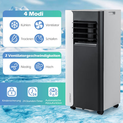 7000 BTU Portable Air Conditioner, 3-in-1, 28㎡ Coverage