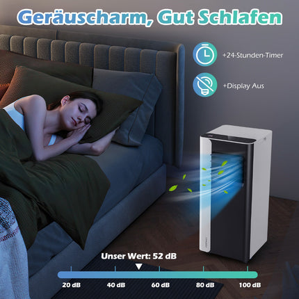 7000 BTU Portable Air Conditioner, 3-in-1, 28㎡ Coverage