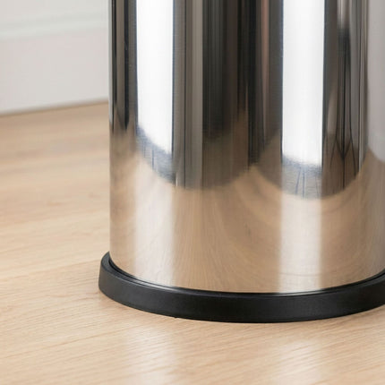 70L Stainless Steel Push-Lid Bin with Inner Bucket