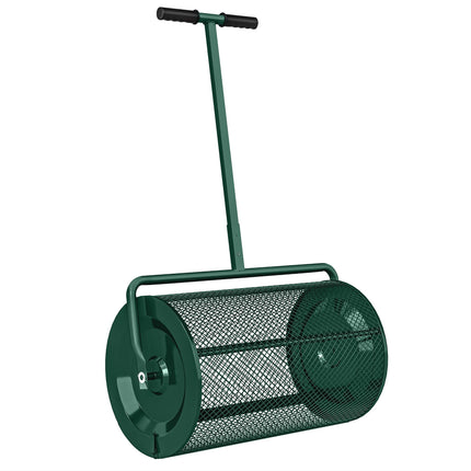 75L Metal Compost Spreader with Adjustable T-Handle