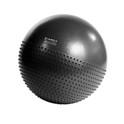 75cm Black Gym Ball – Anti-Burst, Non-Slip