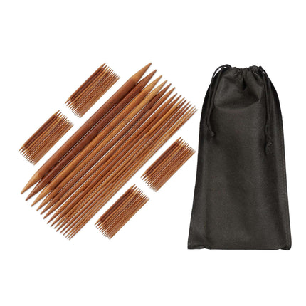 75-piece bamboo needle set with bag