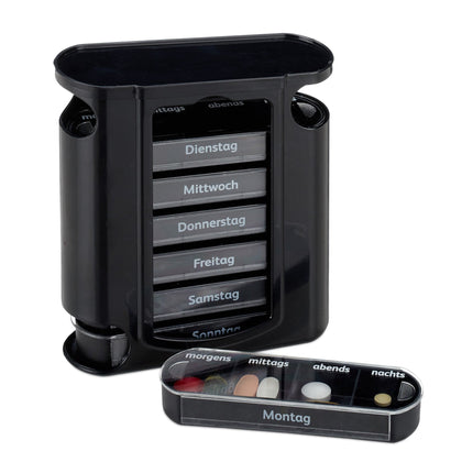 7-Day Pill Box with 4 Compartments Each