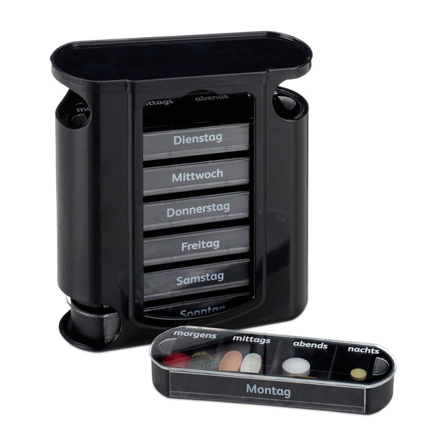7-Day Pill Box with 4 Compartments Each