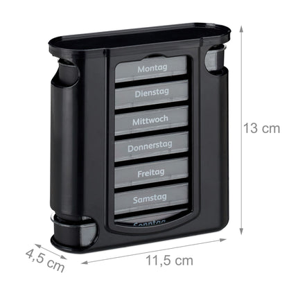 7-Day Pill Box with 4 Compartments Each