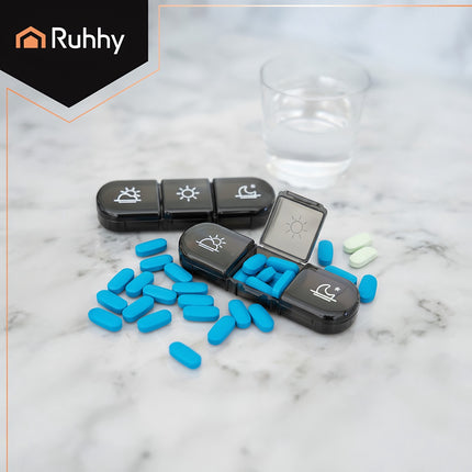 7-Day Pill Organizer with 3 Daily Compartments