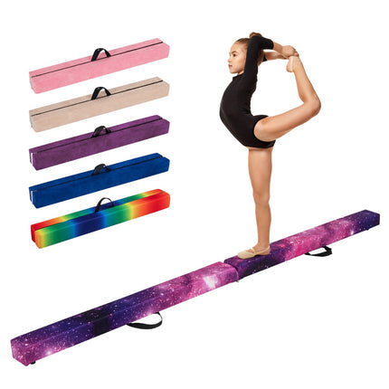 7 Ft Folding Gymnastics Balance Beam With Handles