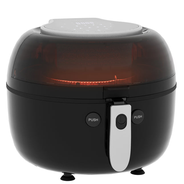 7L hot air fryer, oil-free, 1500W, non-stick basket