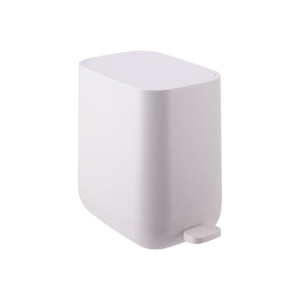 7L Square Pedal Bin, Plastic, Soft-Close Lid