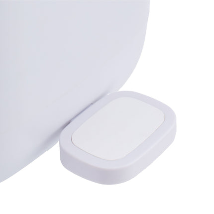 7L Square Plastic Pedal Bin – Soft-Close Lid