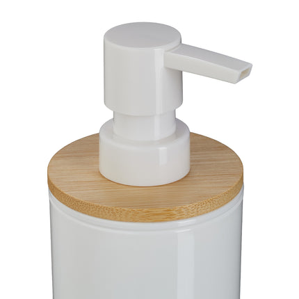 7-Piece Plastic & Bamboo Bathroom Accessories Set