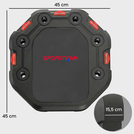 7-in-1 Push-Up Board with Wheels and Storage Base