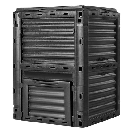 80 Gallon Outdoor Compost Bin, Lid and Bottom Door