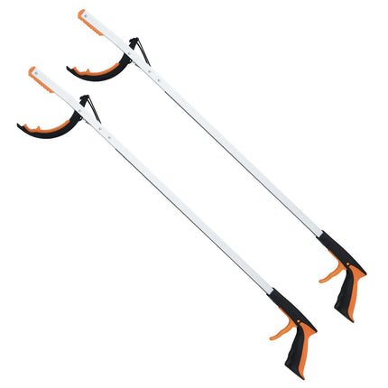 88 cm Long Reach Grabber Tool Set, Aluminum, Non-Slip Claw