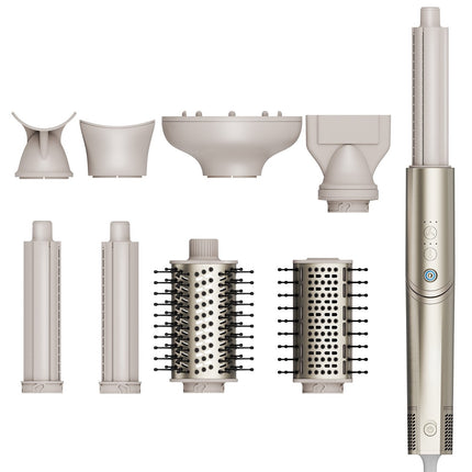 8-In-1 Hot Air Curling Iron Set, 1.25 Inch Ceramic