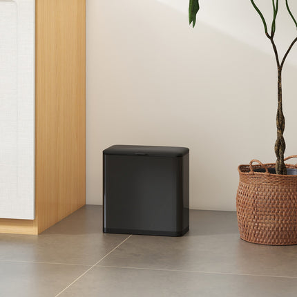 8L Stainless Steel Trash Can, Freestanding or Wall-Mounted
