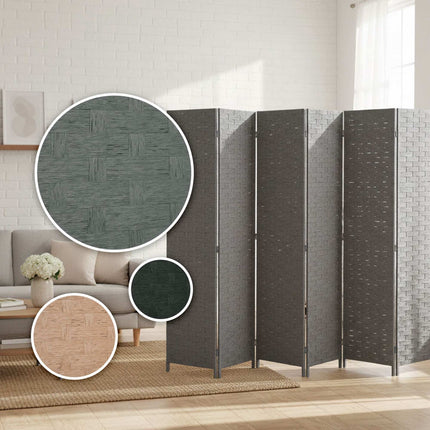 8-Panel Room Divider Folding Screen