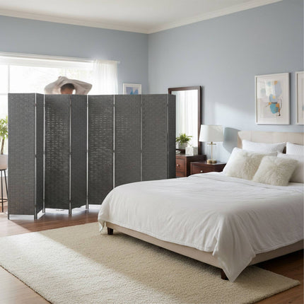 8-Panel Room Divider Folding Screen