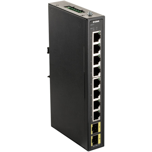 8-Port Gigabit Industrial Switch with 2 SFP Slots