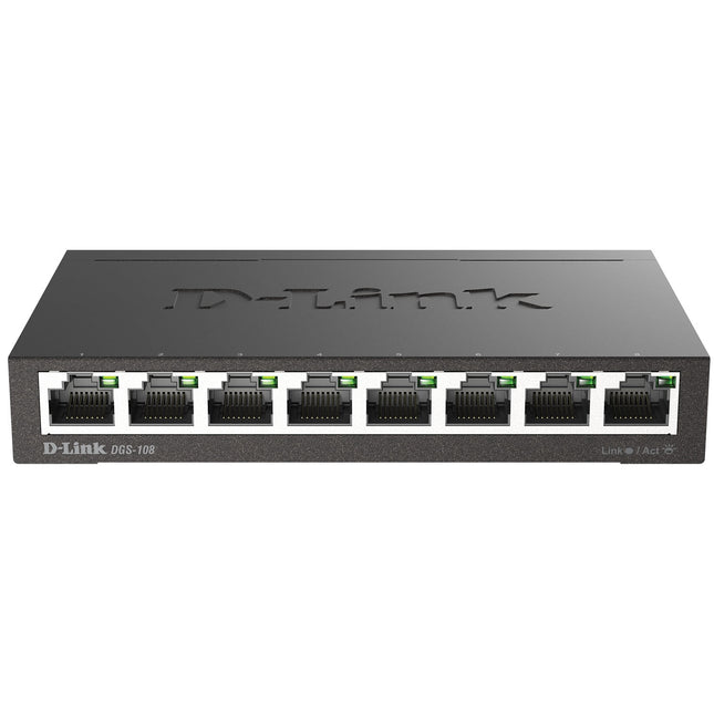 8-Port Gigabit Switch, Compact Design