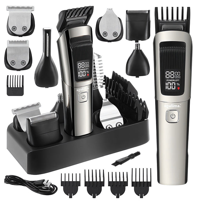 8-in-1 Cordless Hair, Beard, Body Trimmer with USB-C