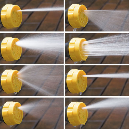 8-in-1 High Pressure Water Gun with Tank InnovaGoods, 15 m Extendable Hose